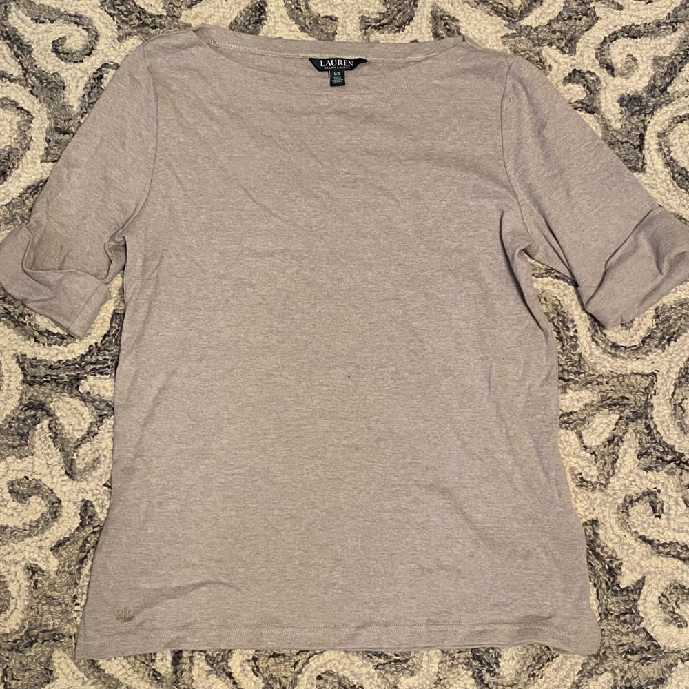 Ralph Lauren collection boatneck elbow length sleeve